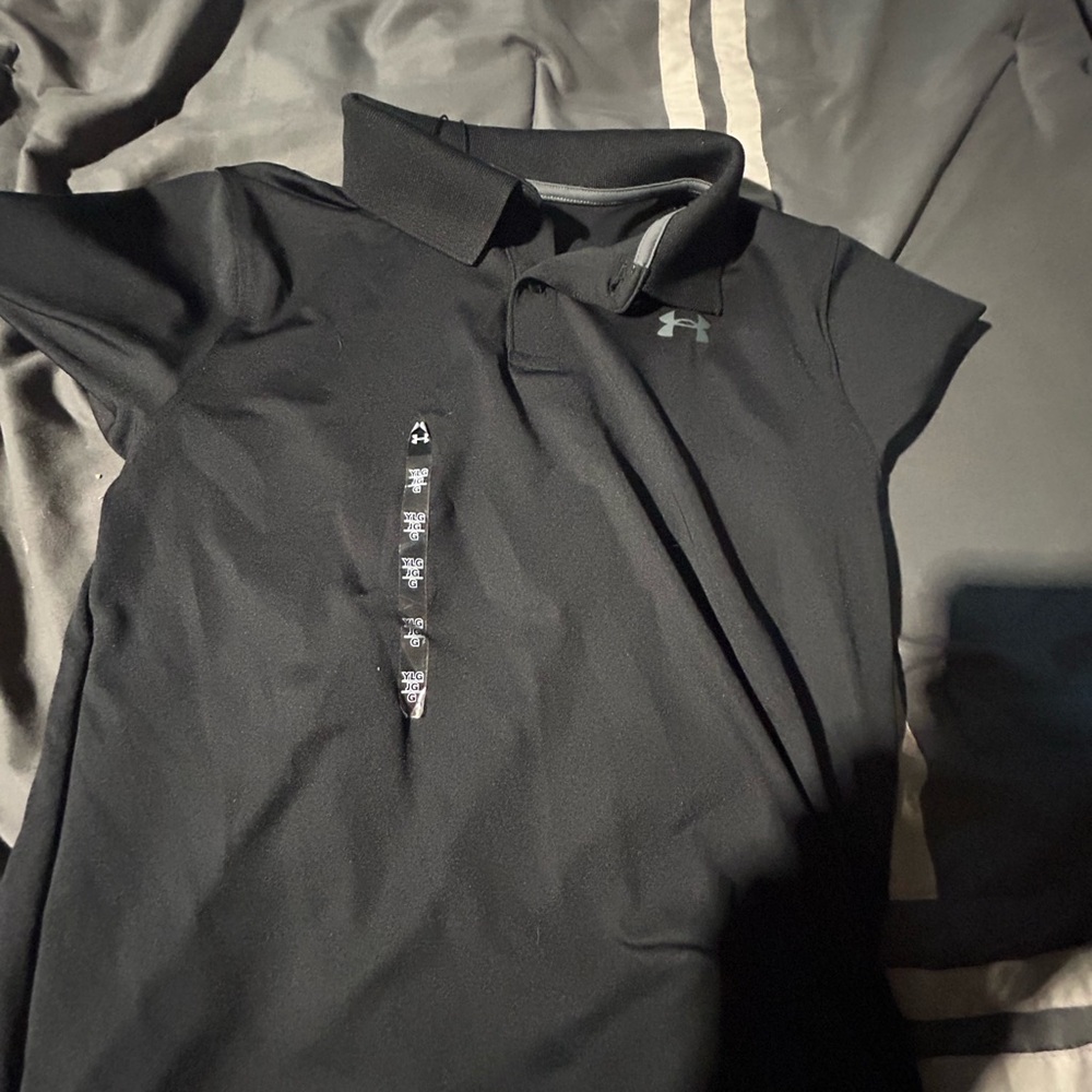 Under Armour Black Polo Shirt Classic Style